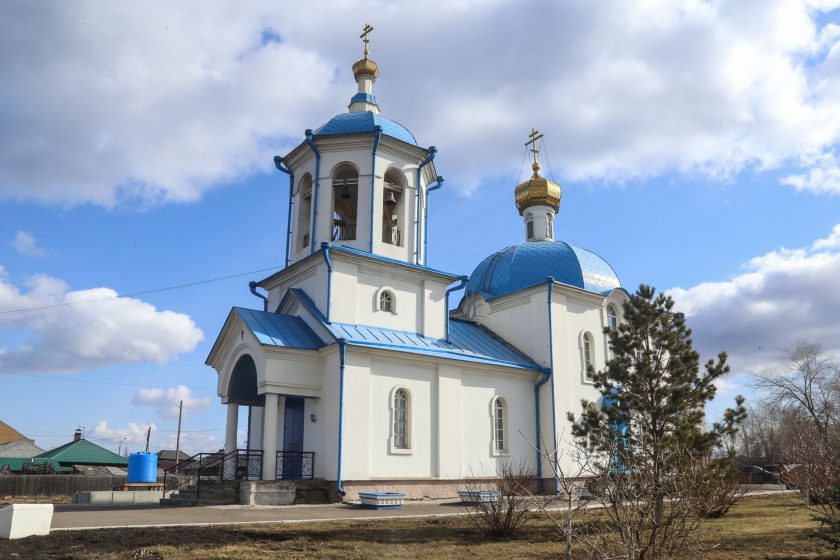 Пасхальный праздник в посёлке Берёзовка