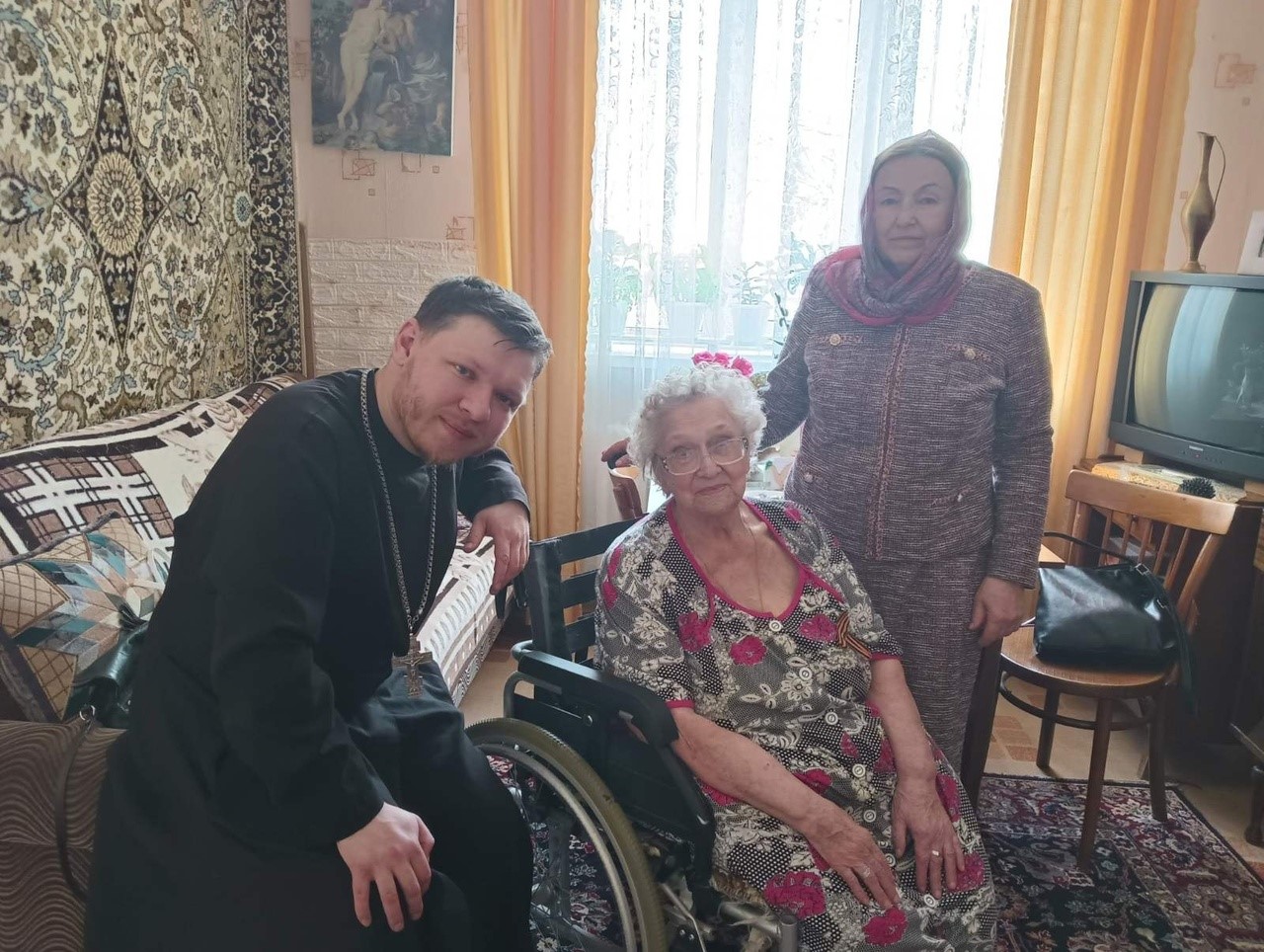 Поздравление со Светлой Пасхой Христовой жителей Дома-интерната для граждан пожилого возраста и инвалидов г.Железногорск
